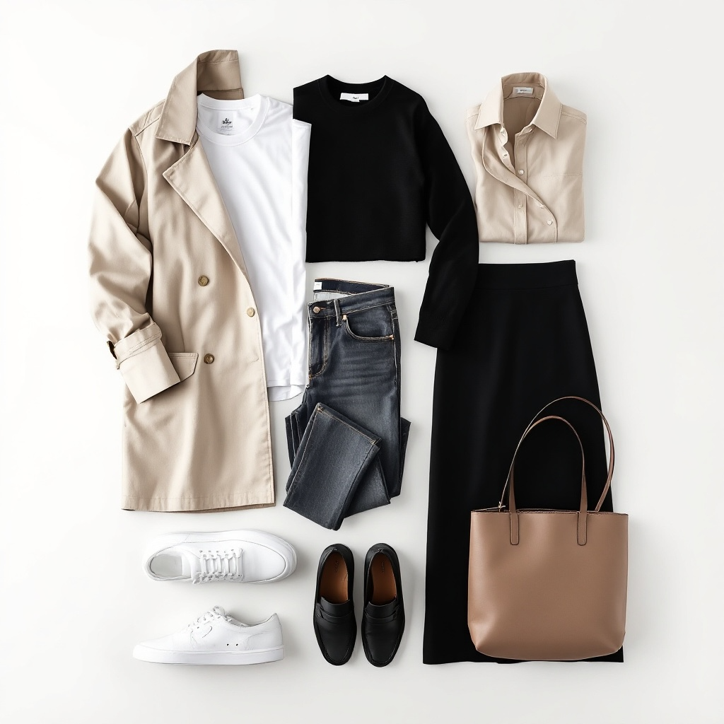 Best Neutral Colors to Wear Together capsule wardrobe essentials